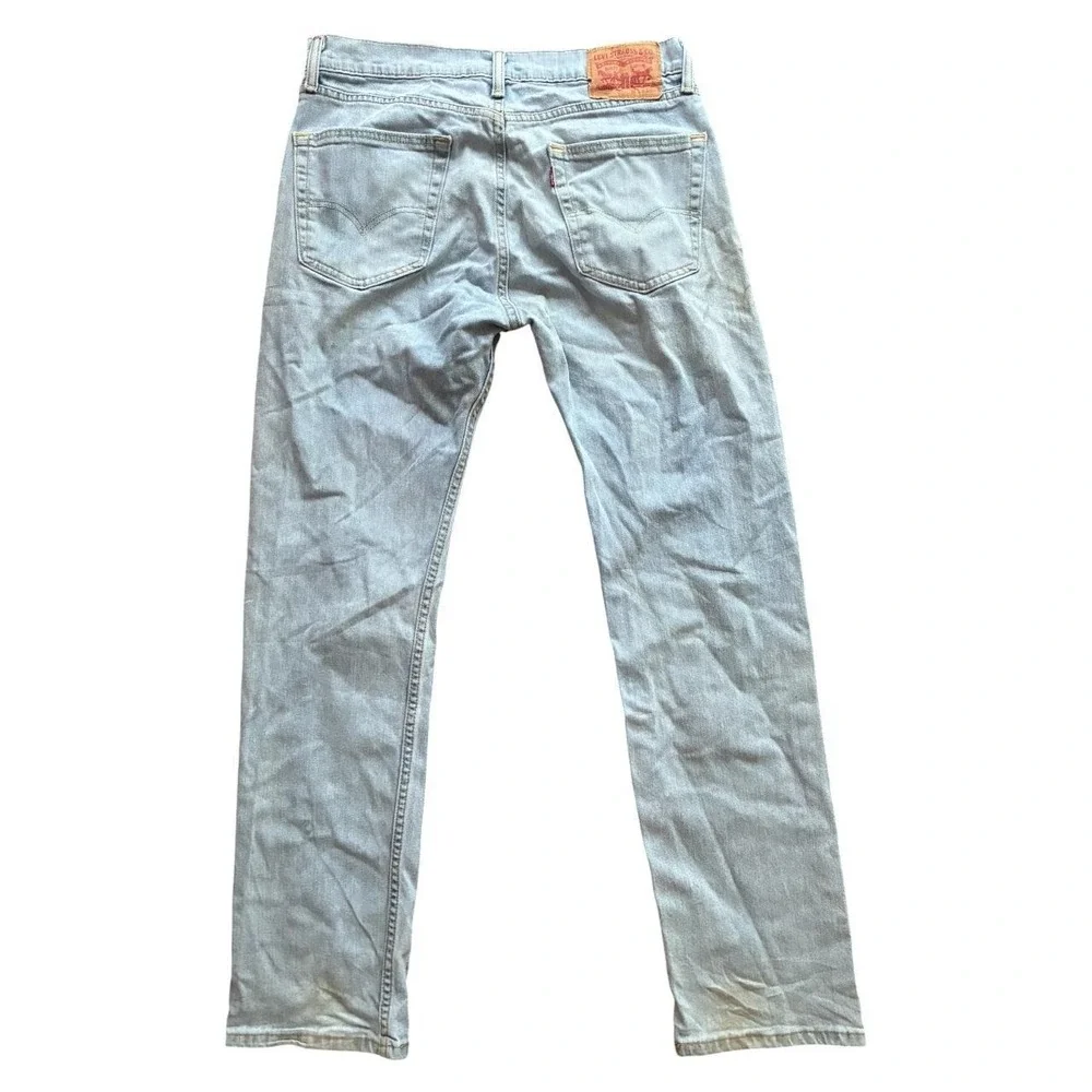 Levis 511 Slim Fit Light Wash Denim Jeans Mens W32 L32 Blue Y2K Skater